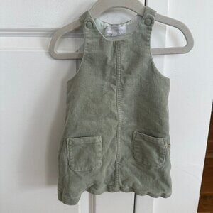 Cadet Rousselle Green Corduroy Overall Skirt